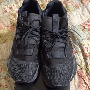 On Women's Cloudnova Sneakers in Solid Black